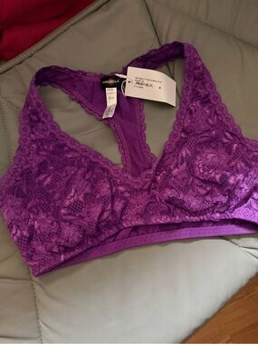 Cosabella Vibrant Purple Lace Racerback Bralette